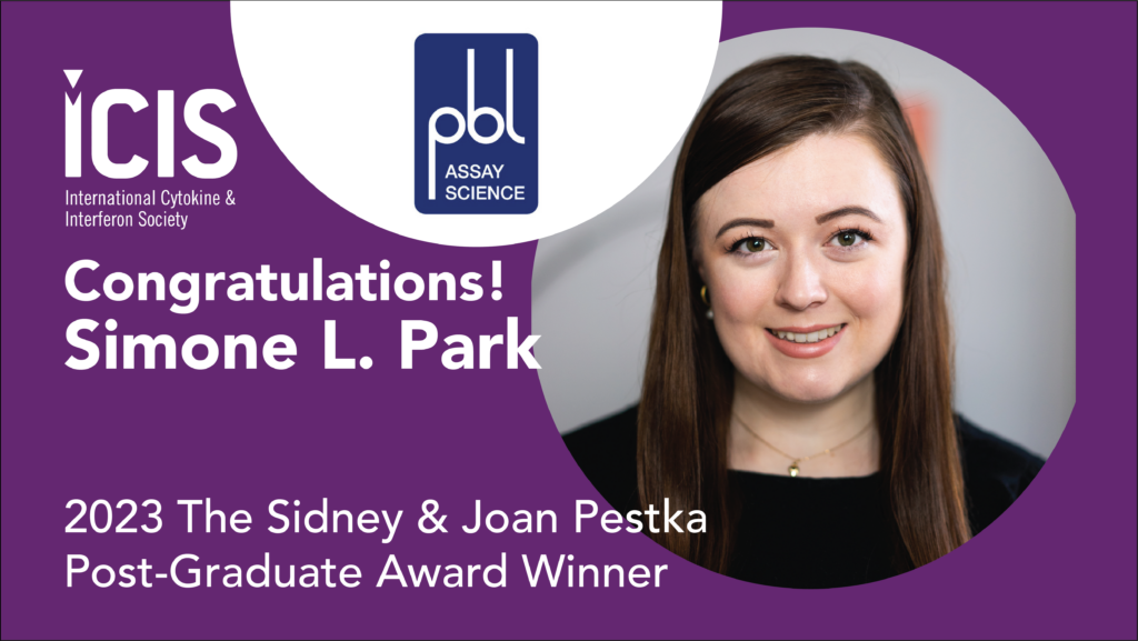 2023 PBL Post Graduate Award Simone L Park