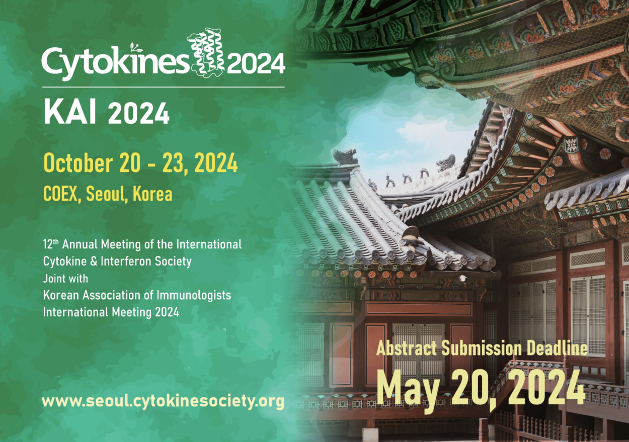 SavetheDates Cytokines 2024 Joint Meeting with KAI International