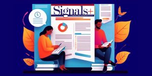 Signals+ graphic created in Open Art