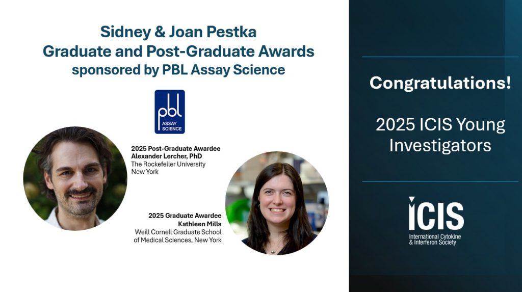 Headshots of A.Lercher and K.Mills - 2025 Pestka Award Winners
