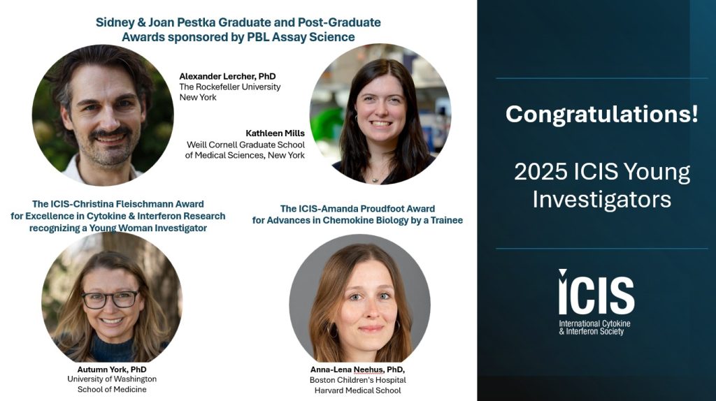 Headshots of winners of four 2025 Young Investigator Awards